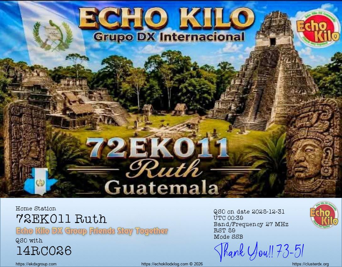 Echo Kilo DX Log